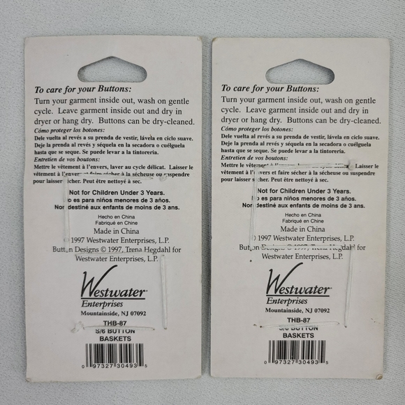 Lot Of Vintage Buttons - Cats Watermelons Baskets - Picture 7 of 14